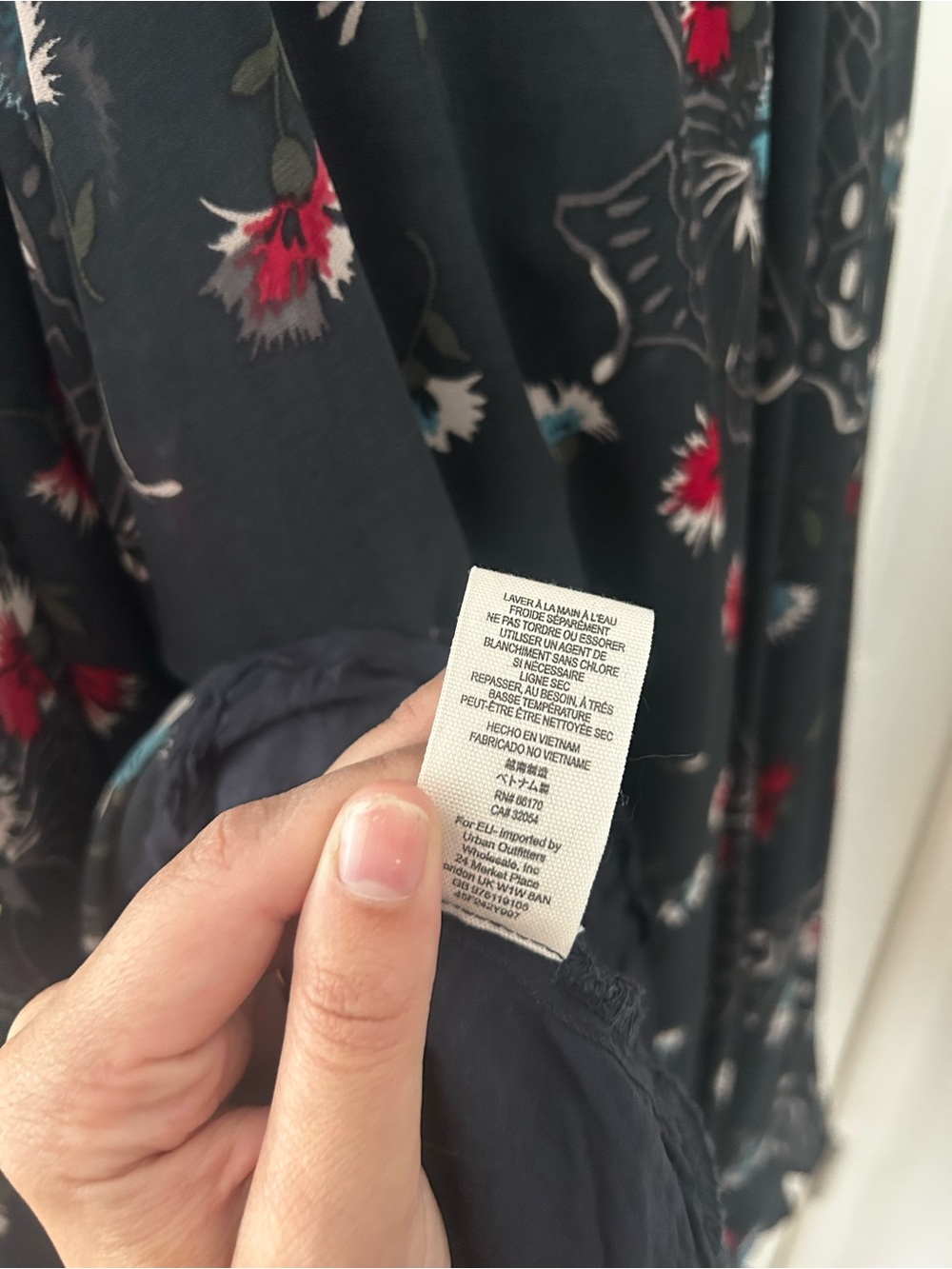 Floral Free People Midi Dress with Keyhole Neck - Picture 5 of 12